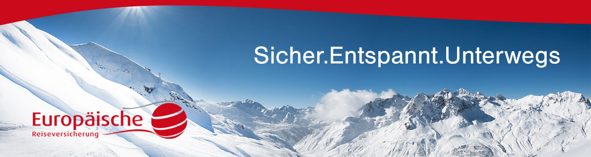 Banner Europäische Reiseversicherung